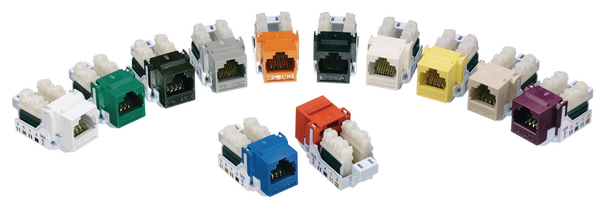Hellermann Tyton RJ45FC5E-BLK Category 5e Modular Keystone Jack Black Hellermann Tyton RJ45FC5E-BLK Category 5e Modular Keystone Jack Black