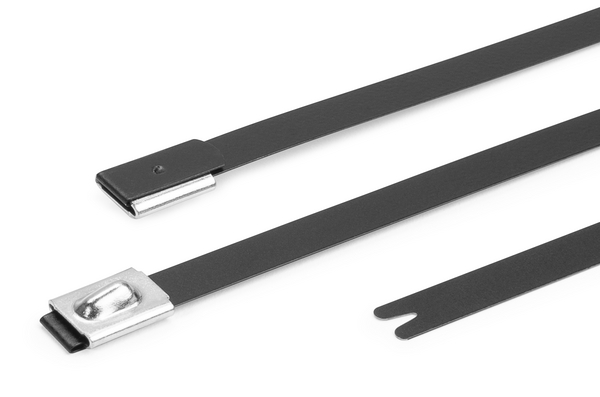 Stainless steel cable ties, coated, MBT_SFC, MBT_HFC.